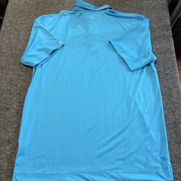 Cutter & Buck Polo Mens Large Blue CB DryTec Moisture Wicking Golf Ready To Wear - Picture 8 of 8